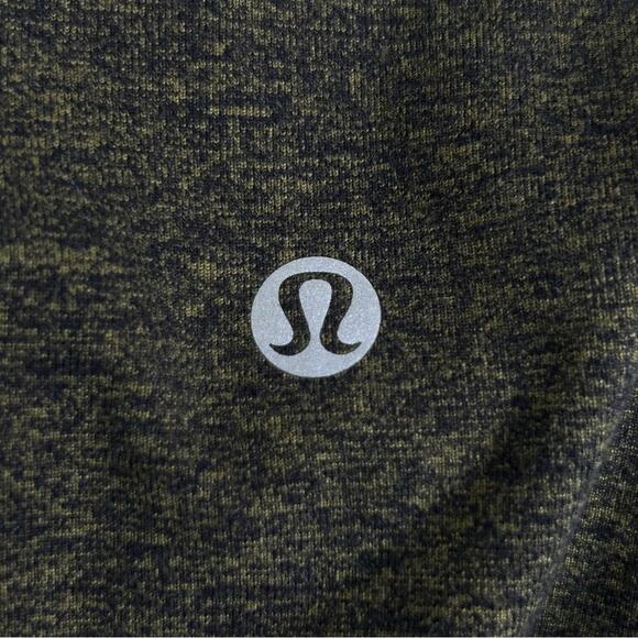 Lululemon Extra Mile 1/2 Zip Heathered Utilitarian/Black Size 8 Funnel Neck - Picture 7 of 16